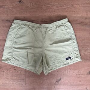 Lemongrass / Light Green Patagonia Baggies
